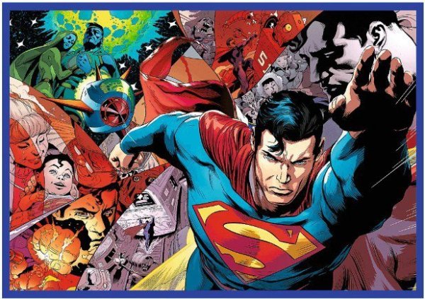 Trefl Puzzle 4x250 elementów Superman Odwaga