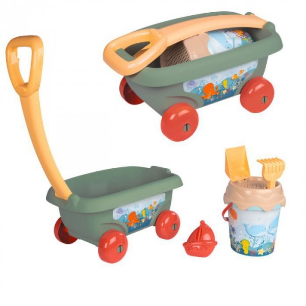 Smoby Wózek z akcesoriami do piasku Life