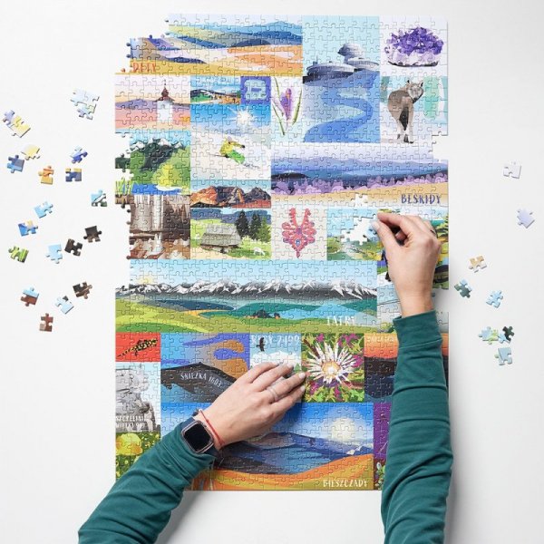 CzuCzu Puzzle Puzzlove Polskie góry 1000 elementów