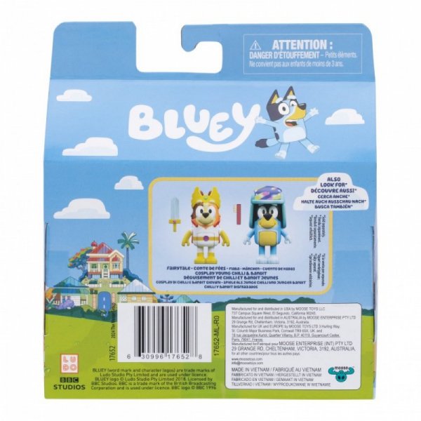 Tm Toys Figurka Bluey 2-pak