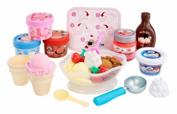 Little Tikes Zestaw do lodów Creative Chefs + 17 akcesoriów