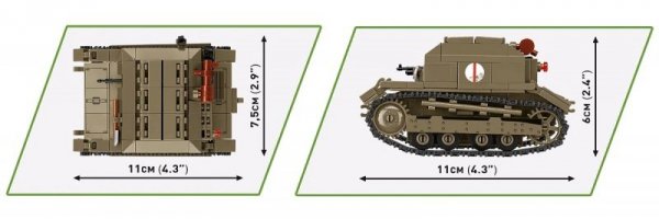 Cobi Klocki Klocki Tankietka TK-3 323 klocków