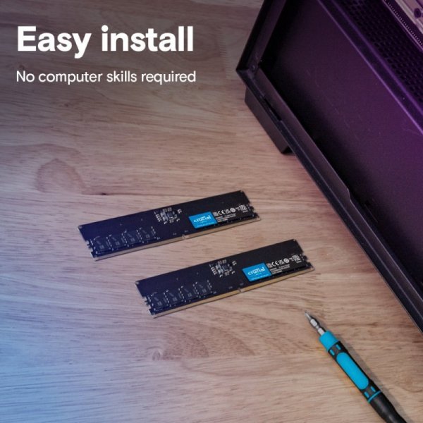 Crucial Pamięć DDR5 32GB/5600(2*16GB) CL46 (16Gbit)