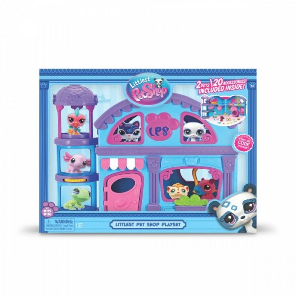 Tm Toys Zestaw figurek Littles Pet Shop Domek 2 figurki