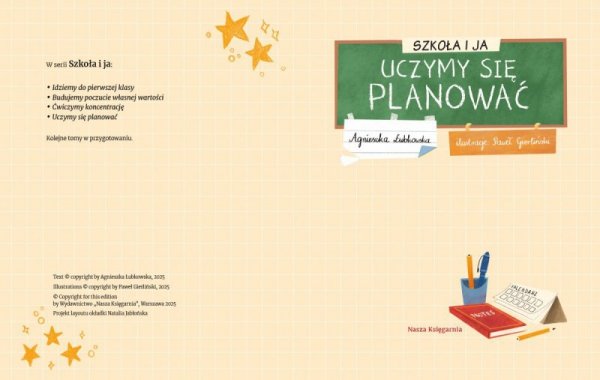 Nasza księgarnia Książeczka Szkoła i ja. Uczymy się planować