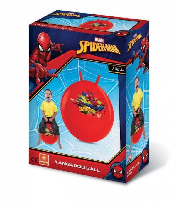 Pulio Piłka skoczek kangur Mondo - Spiderman
