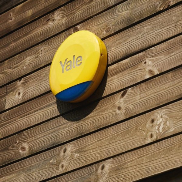 YALE HOME Syrena zewnętrzna żółta