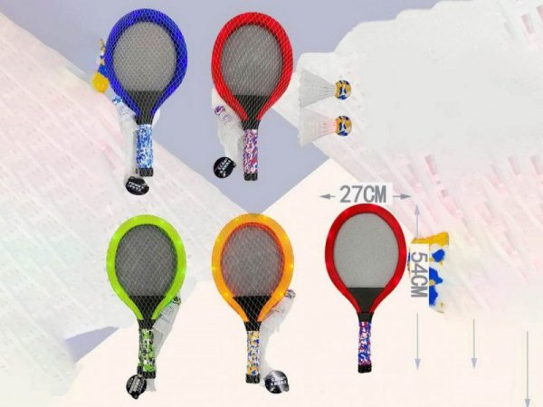 Madej Tenis plażowy - rakietki świecące i lotka