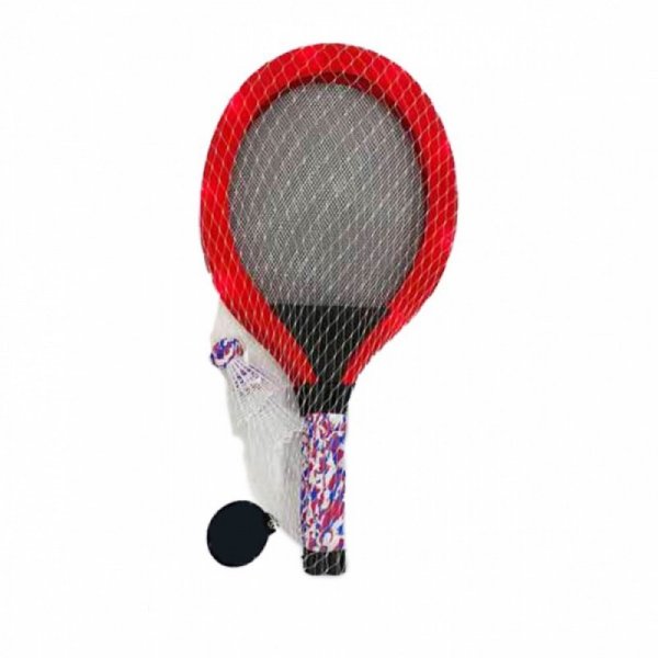 Madej Tenis plażowy - rakietki świecące i lotka