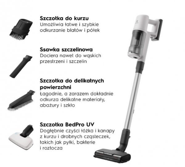 Electrolux Odkurzacz pionowy Hygienic 600  EP61HB21UV