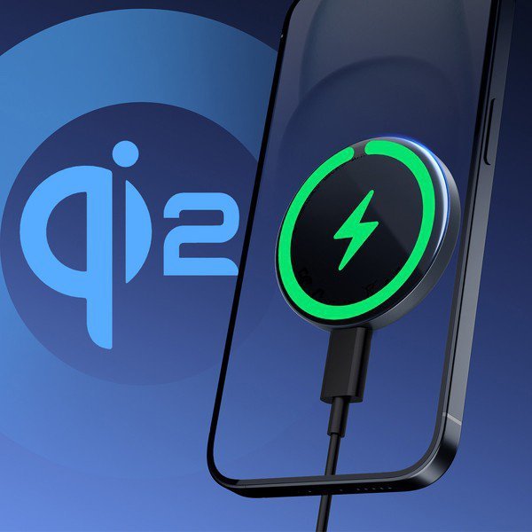 AUKEY LC-MC10 Qi2 MagSafe 15W 3A USB-C ładowarka bezprzewodowa