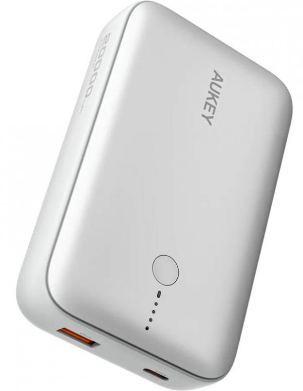 AUKEY PB-Y57 White Mini PowerBank | 20000mAh | 22.5W | 2xUSB | PD 3.0 QC 3.0 LED