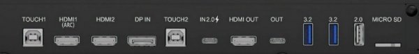 IIYAMA Monitor 86 cali TE8615A-B1AG IPS,4K,40pkt,550cd,DeepContrast-IR+,    HDMI x2,DP,USB-C, 2 x 20W, OPS Slot x1, 5xUSB, 2xRJ4