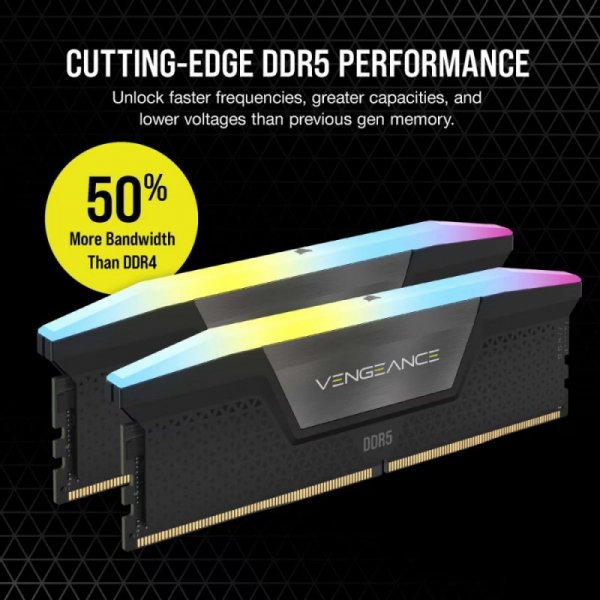 Corsair Pamięć DDR5 Vengeance RGB 48GB/6400 (2x24GB) CL36