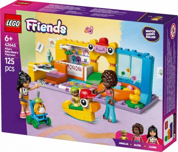 LEGO Klocki Friends 42645 Pokój zabaw młodszej siostry Aliyi