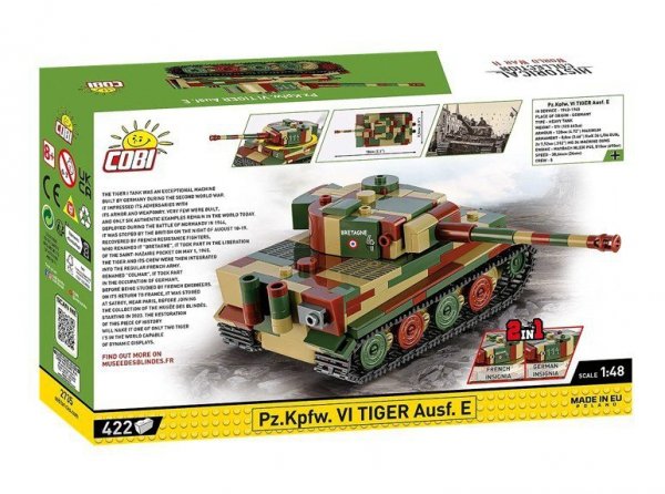 Cobi Klocki Klocki Pz.Kpfw. VI Tiger Ausf.E