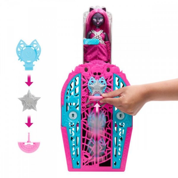 Mattel Lalka Monster High Straszysekrety Catty Noir