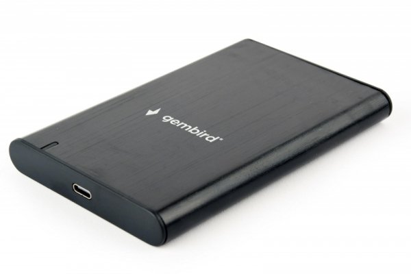 Obudowa zewnętrzna Gembird EE2-U3S-6 na dysk HDD SATA 2.5&quot; USB-C (czarna)