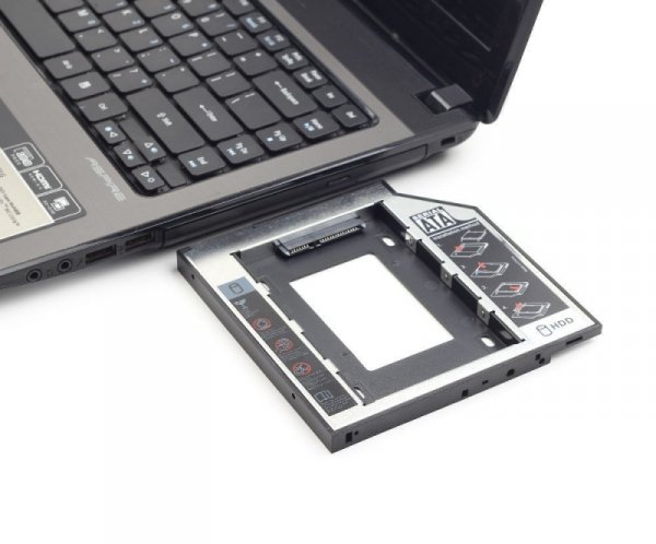 Adapter, ramka na dysk HDD i SSD 5.25&quot; do 2.5&quot; Gembird MF-95-01