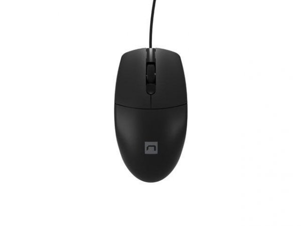 Mysz RUFF PLUS  przewodowa optyczna, 1200 DPI, 3 przyciski, USB, 1.8m czarna