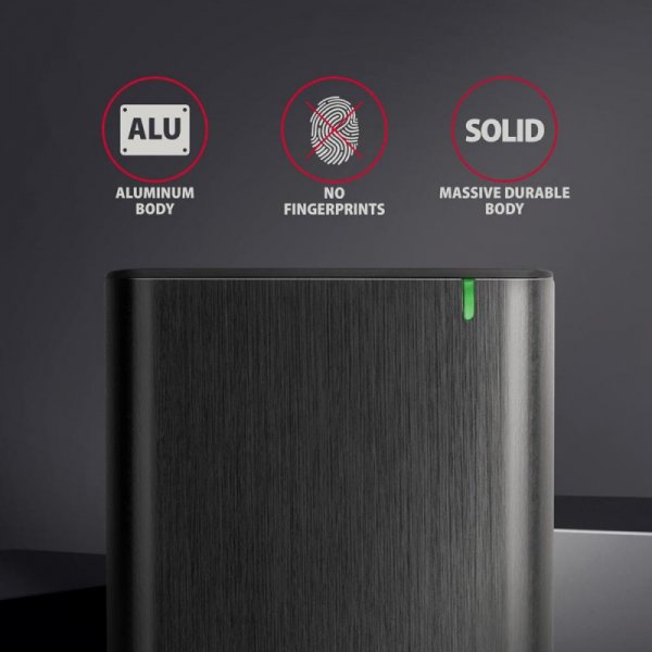 Obudowa zewnętrzna Axagon EE25-A6C do dysk&amp;oacute;w SSD/HDD 2,5&quot; SATA 3.1 (6Gbit/s) /USB3.2 Gen1 czarna