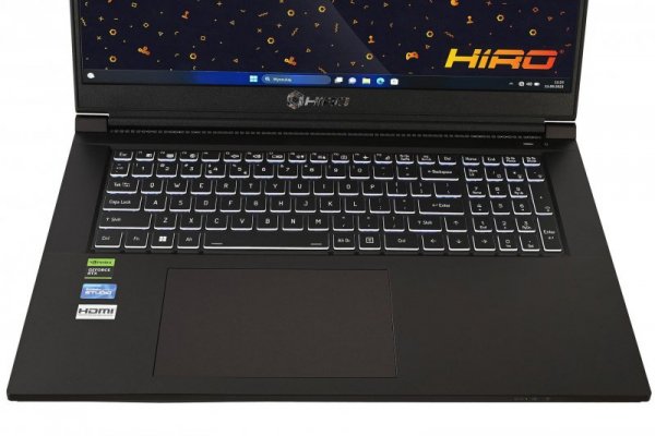 Laptop gamingowy HIRO KX750 17,3&#039;&#039;, 144Hz, i7 13620H, RTX 4050 6GB, 16GB RAM, 512GB SSD M.2, W11H