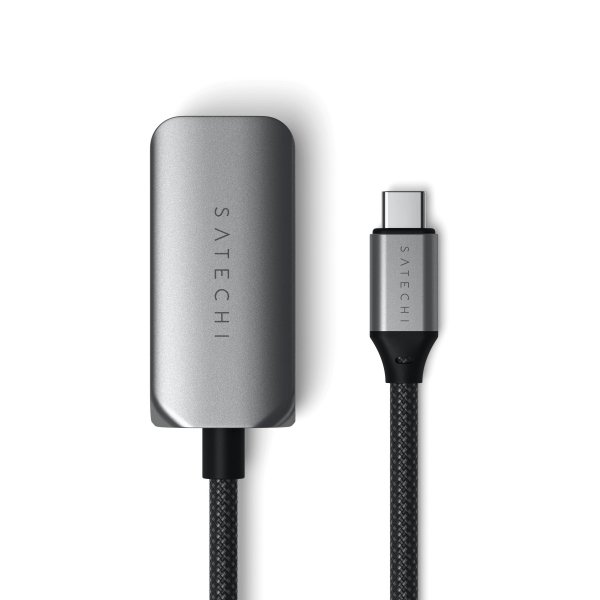 Satechi Ethernet Adapter - adapter USB-C 2.5 do Ethernet (space gray)