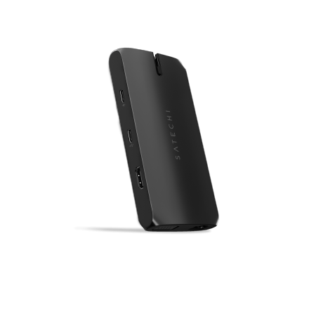 Satechi on the go multiport adapter - adapter do urządzeń mobilnych USB-C (USB-C PD, 2x USB-A, HDMI 4K, VGA, Ethernet, czytnik k