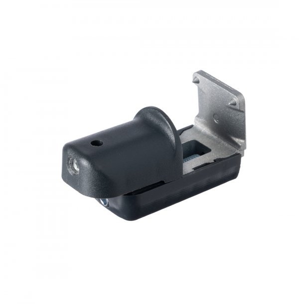 Uchwyt bezinwazyjny do żyłki lub linki żaluzji antracyt