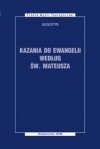 Kazania do Ewangelii według św. Mateusza