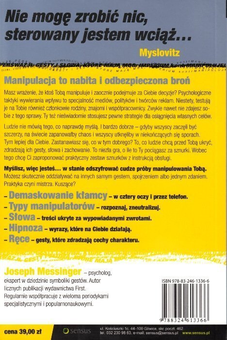 Oręż perswazji. Gesty i słowa, które mają moc