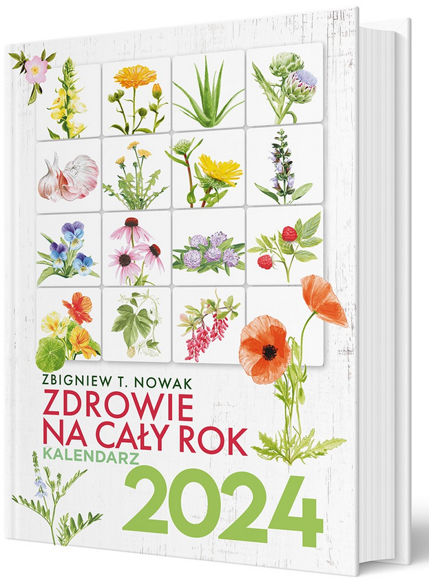 Zdrowie na cały rok 2024. Kalendarz Zbigniew T. Nowak
