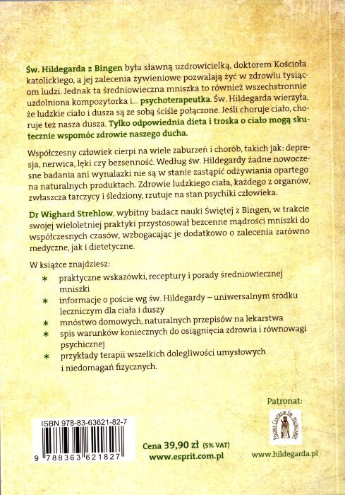 Leczenie chorób duszy Św. Hildegarda z Bingen