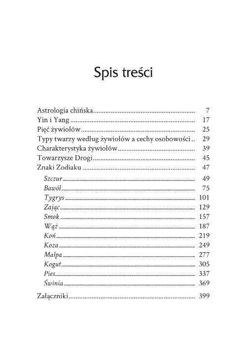Horoskop chiński