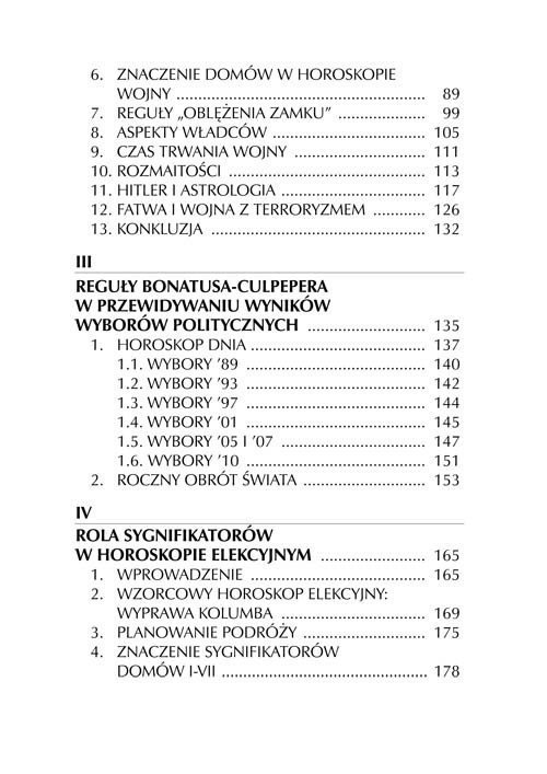 Reguły astrologii tradycyjnej