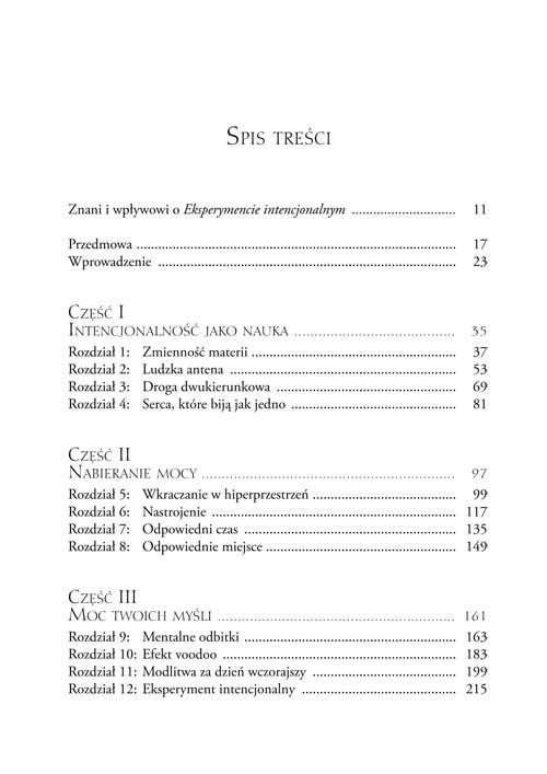 Eksperyment intencjonalny Waga Twoich myśli
