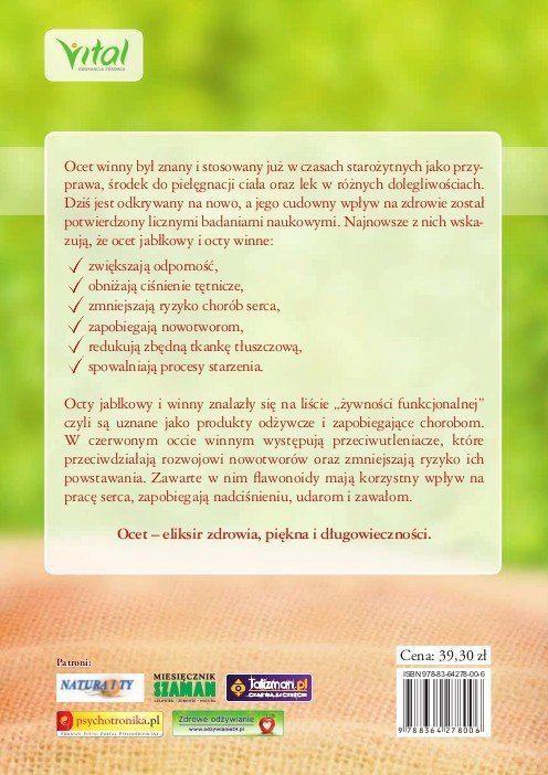 Uzdrawiająca moc octu
