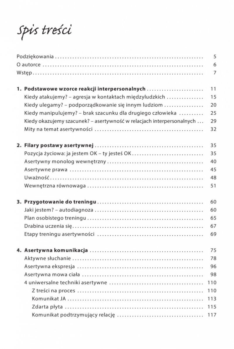 Asertywność w ćwiczeniach