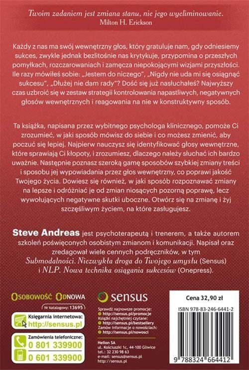 Kontrolowanie wewnętrznego krytyka
