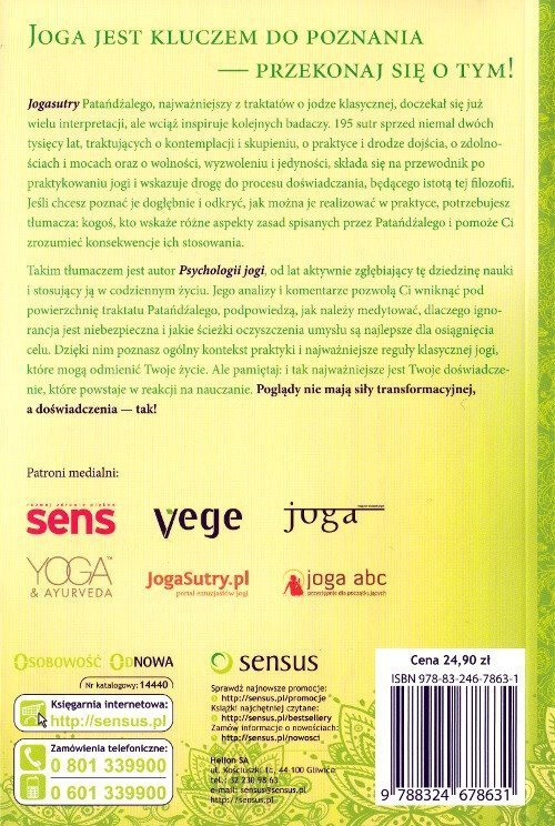 Psychologia jogi. Wprowadzenie do Jogasutr Patańdźalego