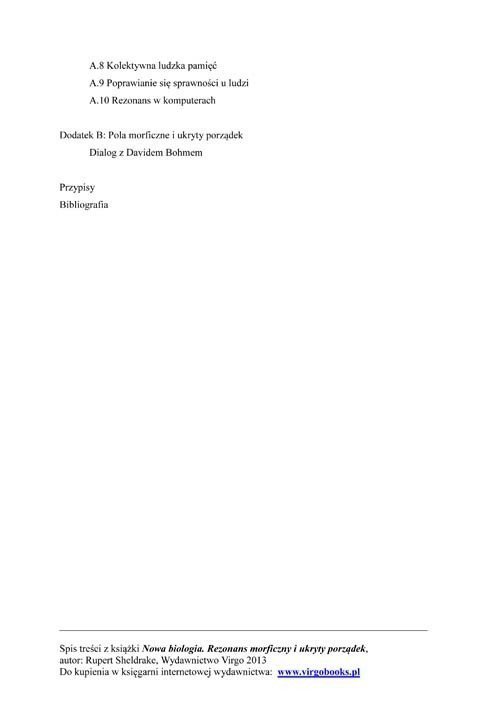 Nowa biologia hipoteza pól morficznych