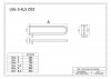 Stützgriff für barrierefreies Bad aus rostfreiem Edelstahl 85 cm ⌀ 32 mm  