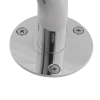 Handlauf für barrierefreies Bad 110 cm aus rostfreiem Edelstahl ⌀ 32 mm
