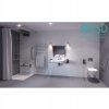 Handlauf für Badewanne für barrierefreies Bad 100/70 cm aus rostfreiem Edelstahl ⌀ 25 mm