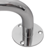 Winkelgriff für barrierefreies Bad 60/60 cm aus rostfreiem Edelstahl ⌀ 25 mm
