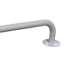 Handlauf für barrierefreies Bad 150 cm weiß ⌀ 25 mm