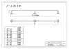 Gerader Handlauf für barrierefreies Bad 190 cm aus rostfreiem Edelstahl ⌀ 25 mm