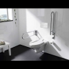 Barrierefreies Tiefspüler-Wand-WC mit Befestigungsmaterial