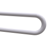 Stützgriff für barrierefreies Bad rechts montierbar 50 cm ⌀ 32 mm mit Abdeckrosetten