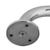 Stützgriff am Waschbecken links 55 cm lang für barrierefreies Bad aus rostfreiem Edelstahl ⌀ 32 mm mit Abdeckrosetten